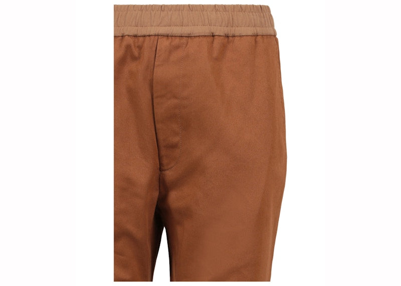 Gucci Cotton Drill Pants Havana/Grey/Brown Pol