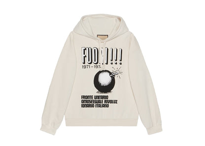 Gucci Cotton Jersey Sweatshirt Off White