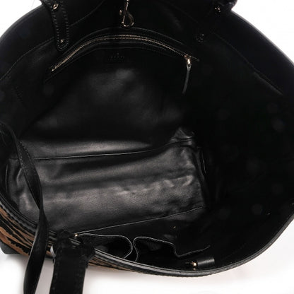 Gucci Craft Tote Zebra Medium Black/Brown