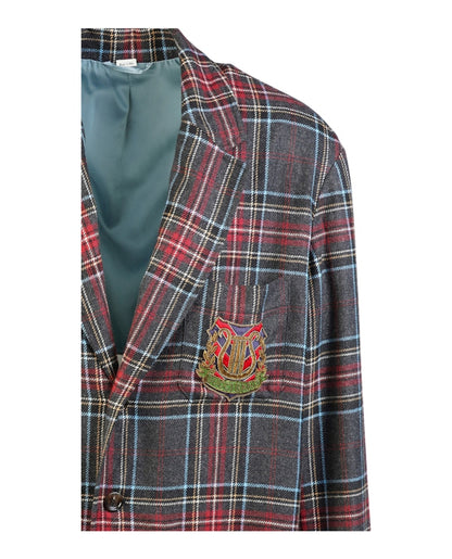 Gucci Crest Coat Dark Grey