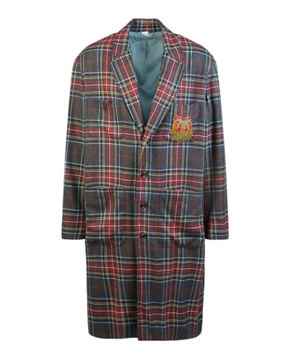 Gucci Crest Coat Dark Grey