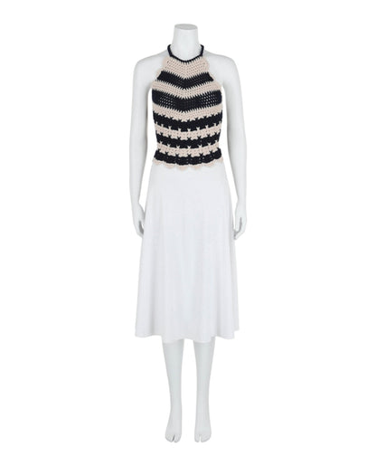 Gucci Crochet Backless Top Blue