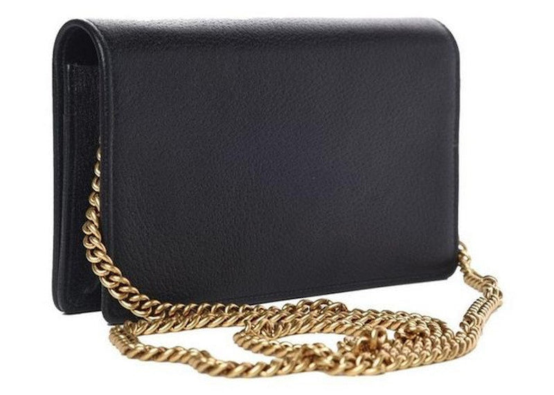 Gucci Crossbody Double G Crystal Black