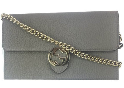 Gucci Crossbody Interlocking G Gray