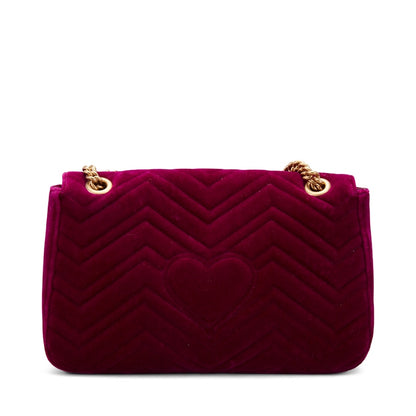 Gucci GG Marmont Crossbody Matelasse Medium Rubin