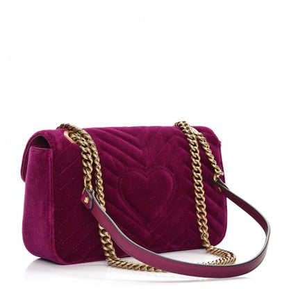 Gucci GG Marmont Crossbody Matelasse Small Rubin