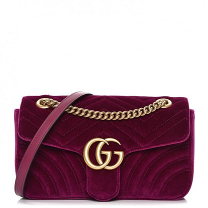 Gucci GG Marmont Crossbody Matelasse Small Rubin