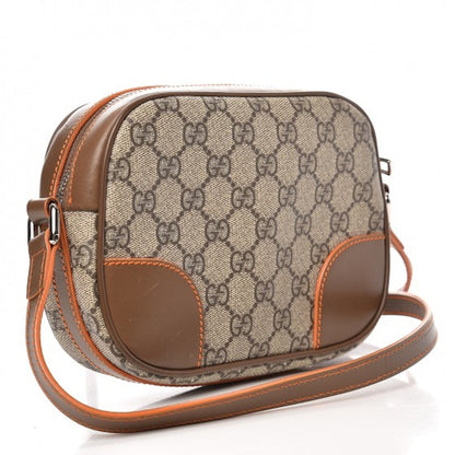 Gucci Crossbody Monogram GG Supreme Web Small Brown