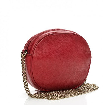 Gucci Soho Chain Bag Crossbody Mini Tabasco