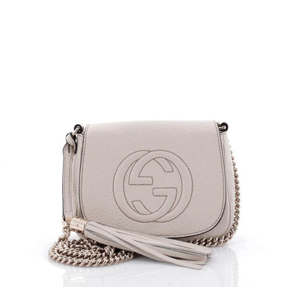 Gucci Soho Chain Crossbody Small Off White