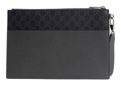 Gucci Cut out GG Pouch GG Supreme Grey/Black
