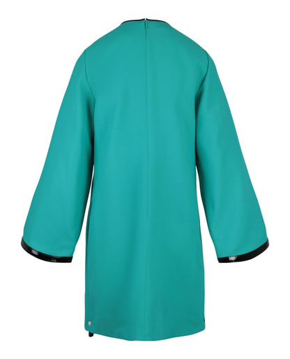 Gucci Cutout Long Sleeve Shift Dress Blue