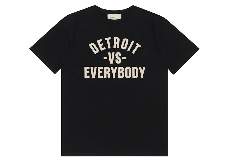Gucci DETROIT VS. EVERYBODY T-shirt Black