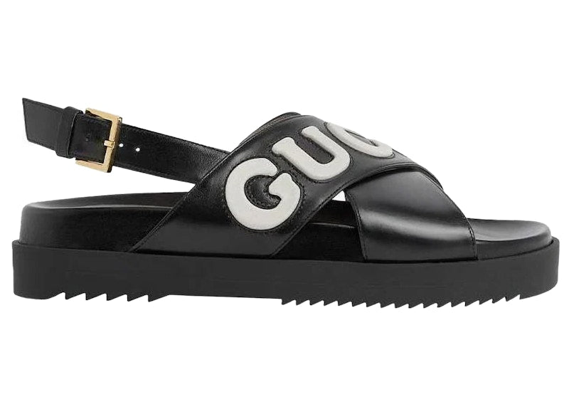 Gucci Crossover Sandal Black (Women's)