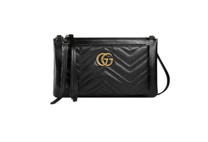 Gucci Detachable Marmont Matelasse Black