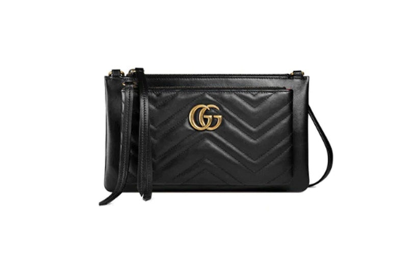 Gucci Detachable Marmont Matelasse Black