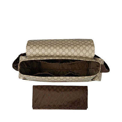 Gucci Diaper Bag Crossbody GG Supreme Brown