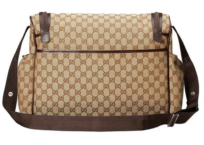 Gucci Diaper Bag GG Supreme Beige/Ebony