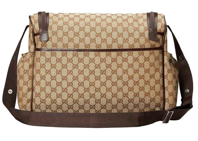 Gucci Diaper Bag GG Supreme Beige/Ebony