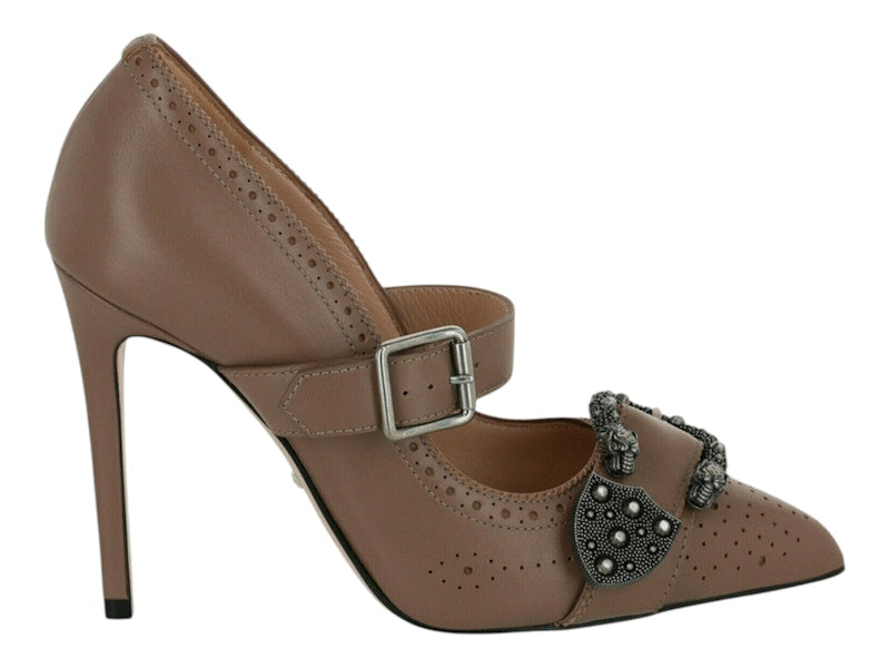 Gucci Dionysis Mary Jane Pumps Brown (Women's)