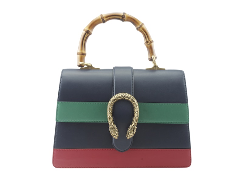 Gucci Dionysus Bamboo Top Handle Medium Navy