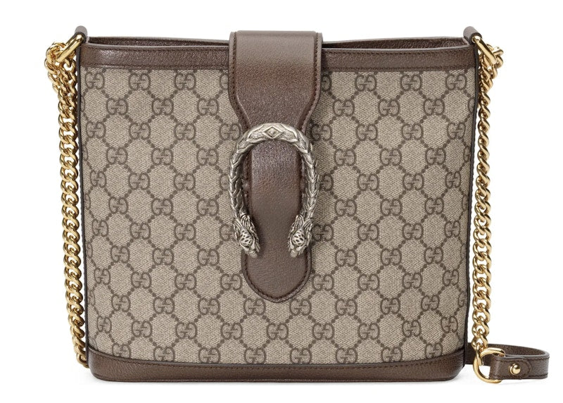 Gucci Dionysus Bucket Bag Medium Supreme Beige/Ebony