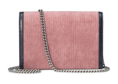 Gucci Dionysus Chain Bag Small Corduroy Pink/Blue