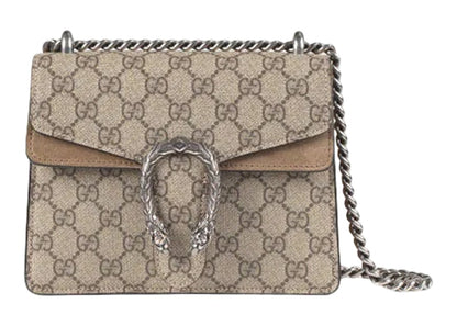 Gucci Dionysus Mini Bag GG Supreme Beige/Ebony
