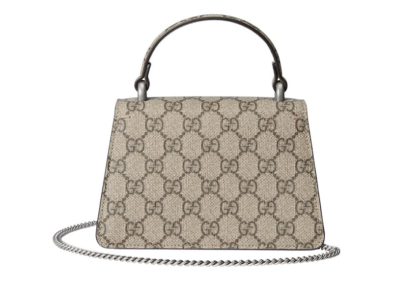 Gucci Dionysus Mini Top Handle Bag Beige/Ebony