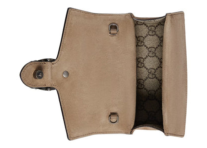 Gucci Dionysus Mini Top Handle Bag Beige/Ebony