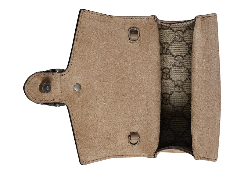 Gucci Dionysus Mini Top Handle Bag Beige/Ebony