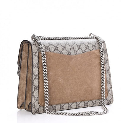 Gucci Dionysus Monogram GG Supreme Medium Taupe