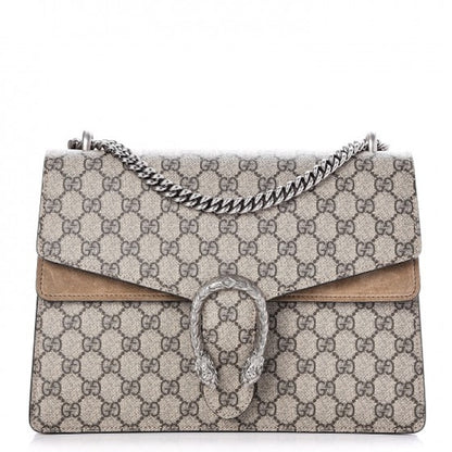 Gucci Dionysus Monogram GG Supreme Medium Taupe