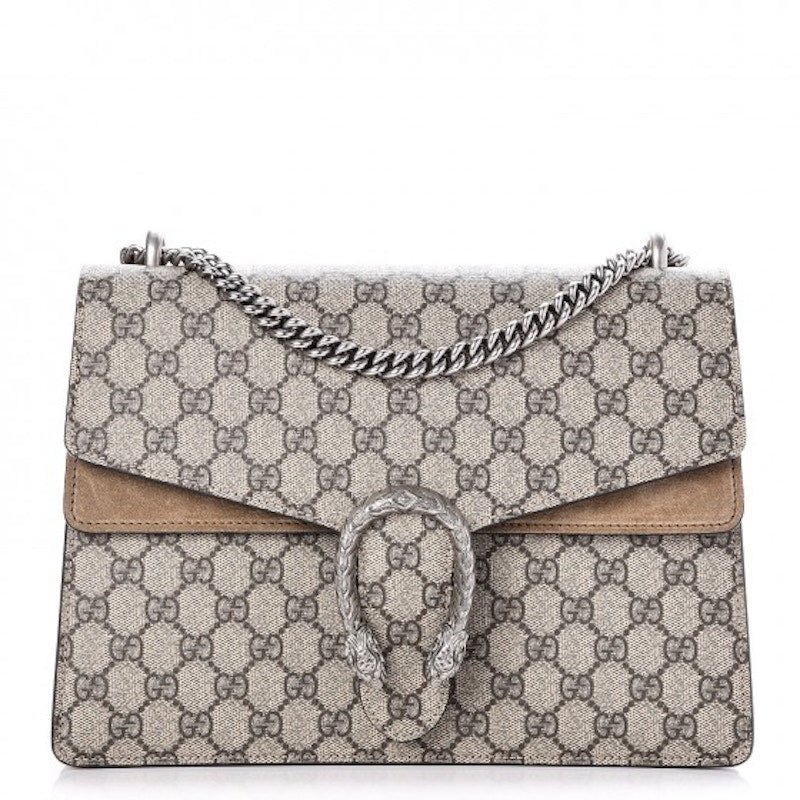 Gucci Dionysus Monogram GG Supreme Medium Taupe
