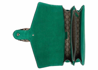 Gucci Dionysus Shoulder Bag GG Supreme Modern Medium Green