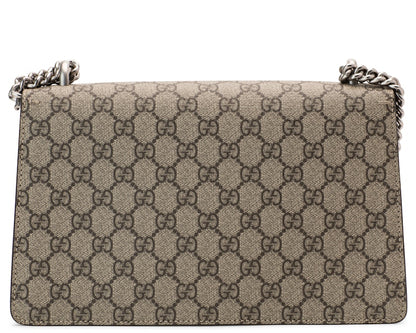 Gucci Dionysus Shoulder Bag GG Supreme Small Taupe