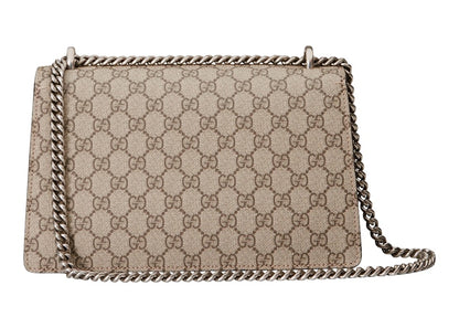 Gucci Dionysus Shoulder Bag Small GG Supreme Beige/Ebony