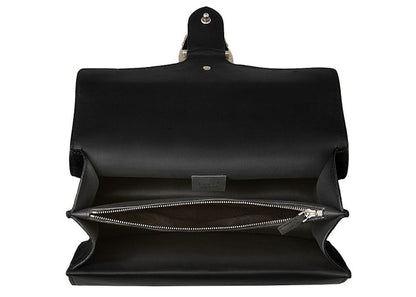 Gucci Dionysus Shoulder Bag Suede with Crystals Small Black