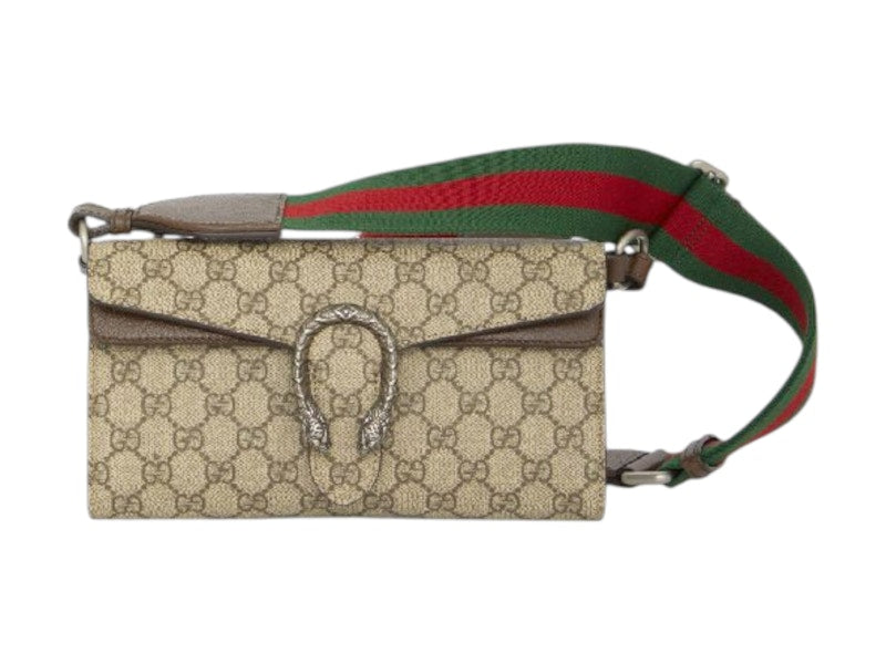Gucci Dionysus Small Shoulder Bag Beige/Ebony