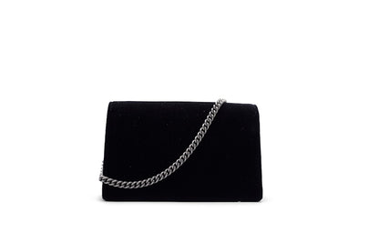 Gucci Dionysus Velvet Crystal Super Mini Black
