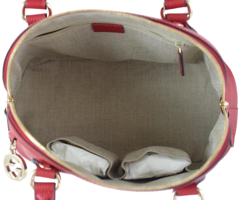 Gucci Dome Crossbody GG Charm Medium Red