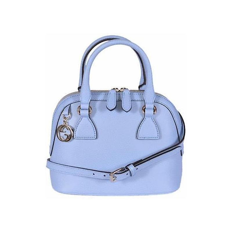 Gucci Dome Crossbody GG Charm Mini Mineral Blue