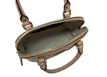 Gucci Dome Top Handle Microguccissima Mini Beige