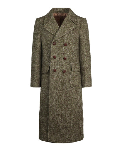 Gucci Double Breasted Wool-Blend Coat Green