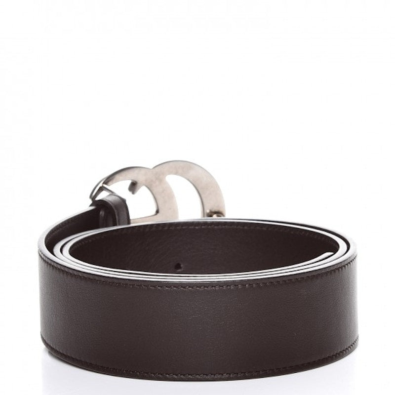 Gucci Double G Belt Cocoa Brown