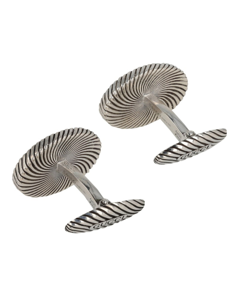 Gucci Double G Cufflinks Silver