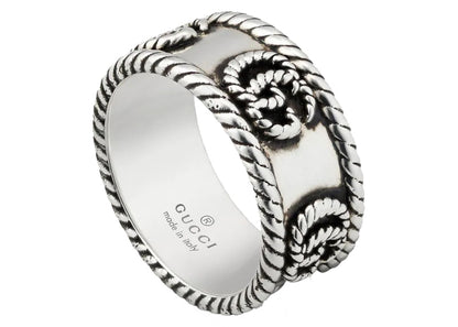 Gucci Double G Ring Silver