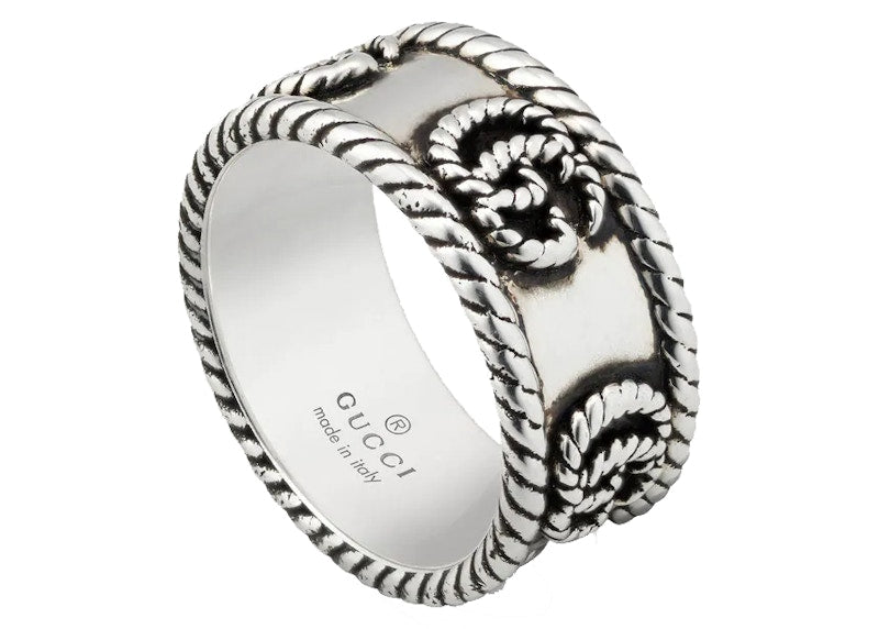 Gucci Double G Ring Silver