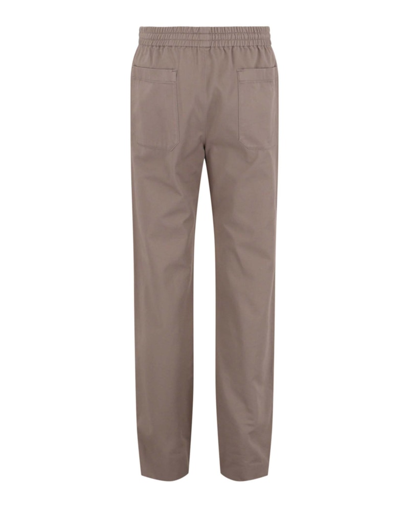 Gucci Drawstring Twill Pants Cream