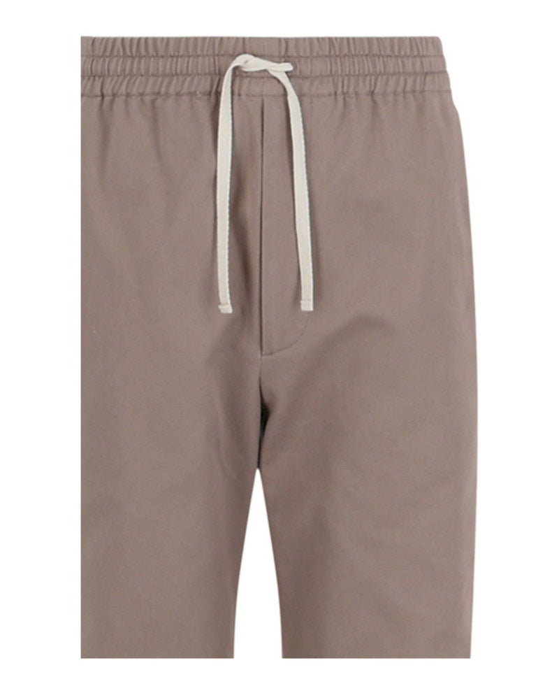 Gucci Drawstring Twill Pants Cream